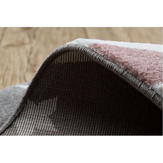 Tapis rond PETIT - Licorne - gris