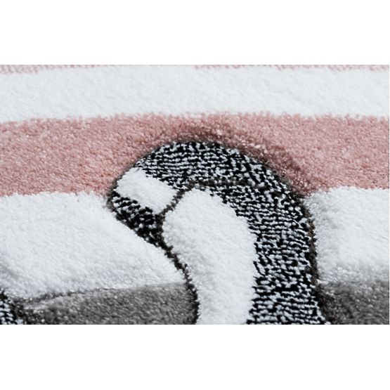 Tapis rond PETIT - Licorne - gris