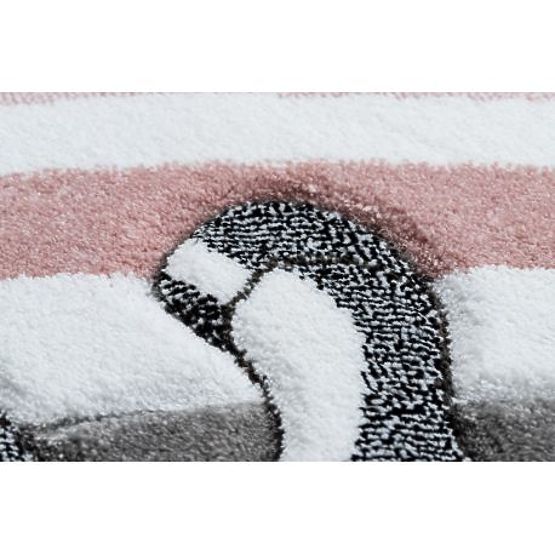 Tapis rond PETIT PONY Poney, gris