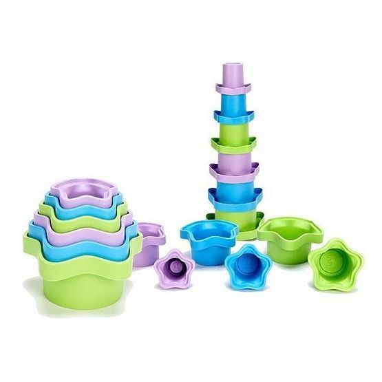 Tasses empilables colorées