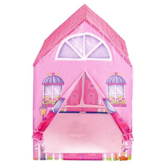 Tente de jeu rose en forme de maison pour enfants IPLAY