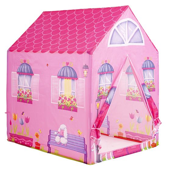 Tente de jeu rose en forme de maison pour enfants IPLAY