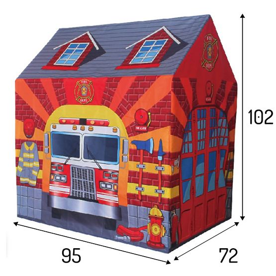 tente maison de poupée sapeurs-pompiers