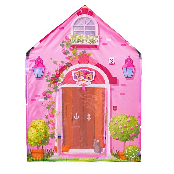 Tente pour enfants - maison rose