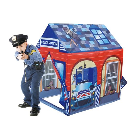 Tente tente maison pour enfants poste de police je joue