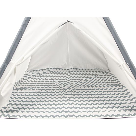 Tente tipi enfant - gris-blanc