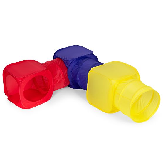 Tentes auto-dépliantes pour enfants, centre de jeu 6 éléments tunnels cubes IPLAY