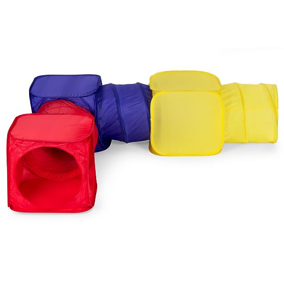 Tentes auto-dépliantes pour enfants, centre de jeu 6 éléments tunnels cubes IPLAY