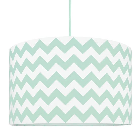 Textile pendante lampe CIK Cak - menthe