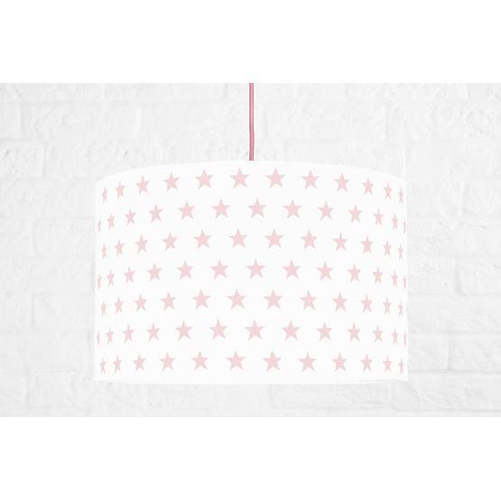 Textile pendante lampe Étoiles - rose