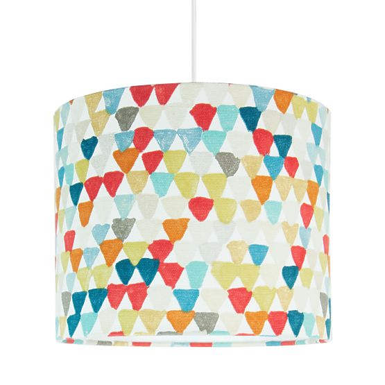 Textile pendante lampe Triangles Mini