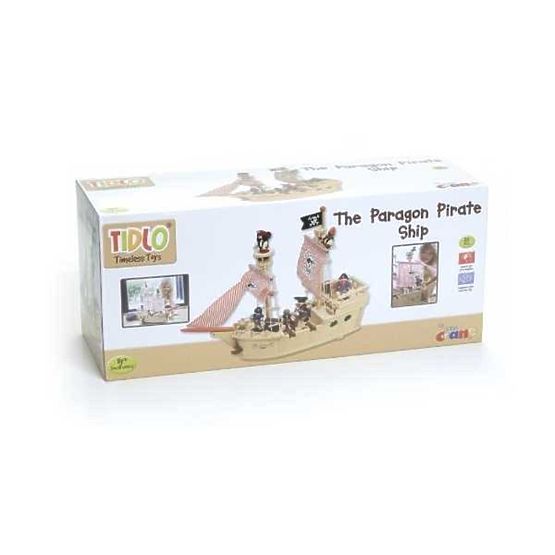 Tidlo Bateau pirate en bois