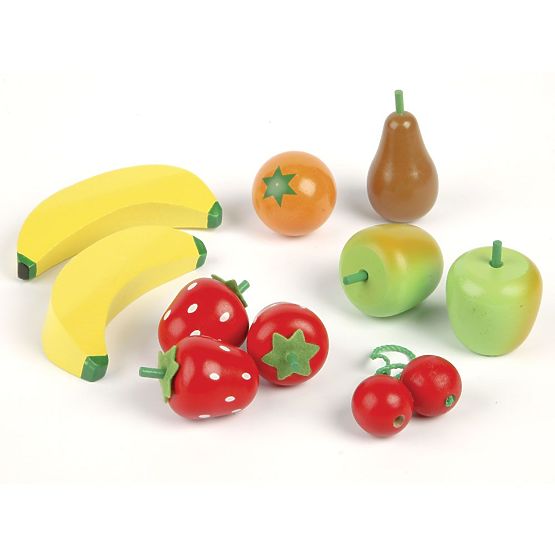 Tidlo Caisse en bois avec fruits