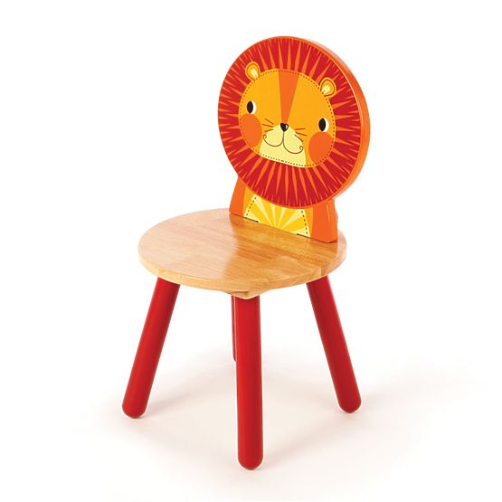 Tidlo Chaise en bois Animal lion