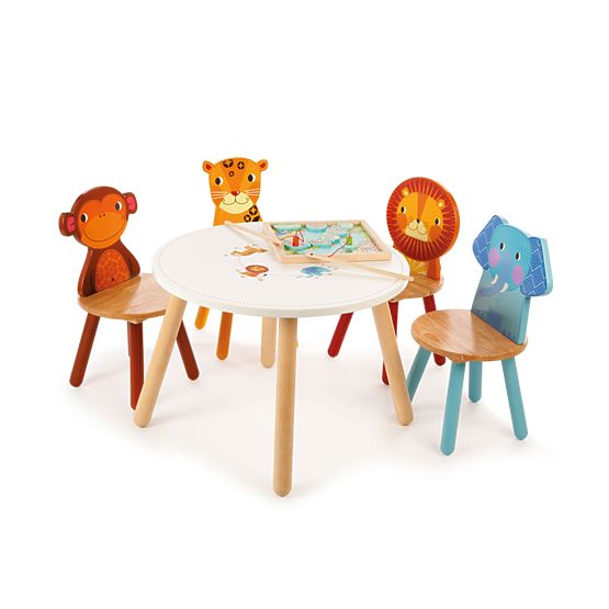 Tidlo Chaise en bois Animal lion
