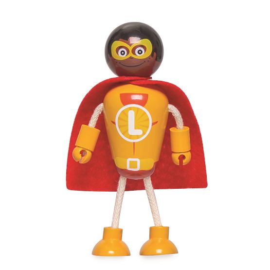 Tidlo Figurines en bois Super-héros