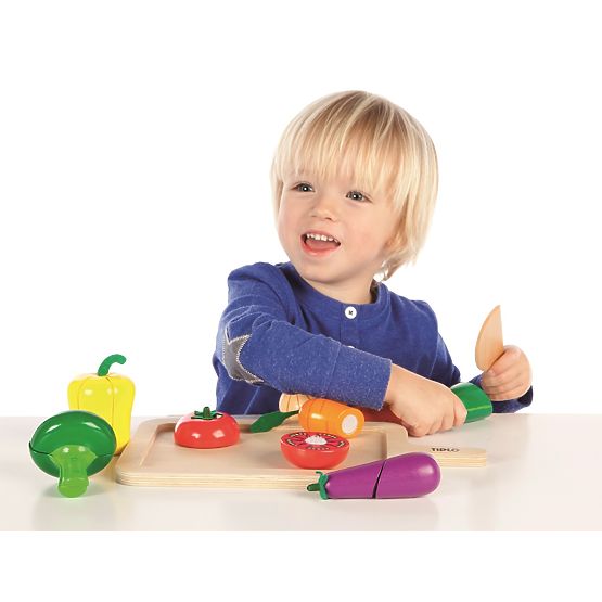 Tidlo Planche à découper avec légumes