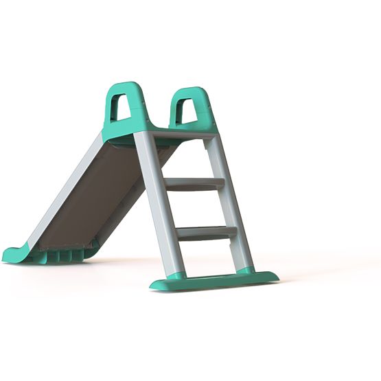 Toboggan 140 cm gris-vert