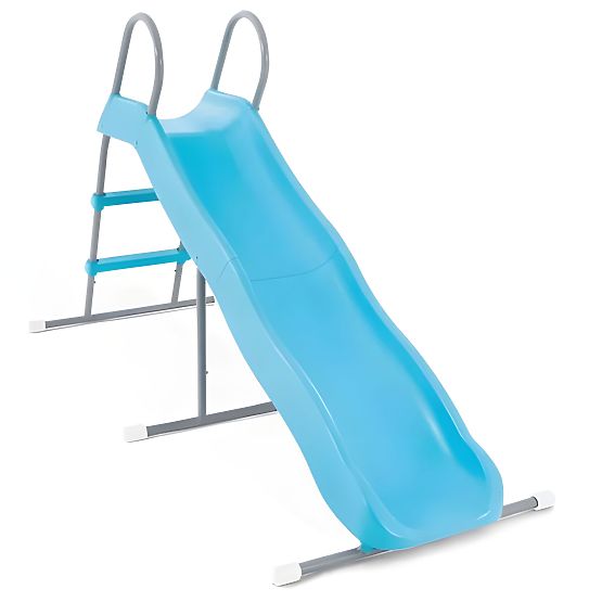 Toboggan de jardin pour enfants 183 cm acier plastique INTEX 44106