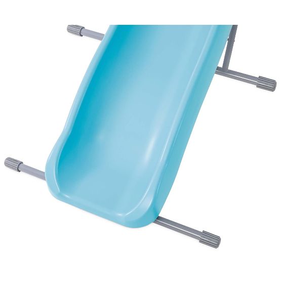 Toboggan de jardin pour enfants 183 cm acier plastique INTEX 44106