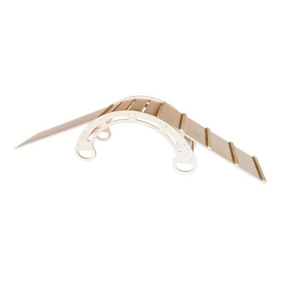 Toboggan Montessori en bois Lilas - naturel