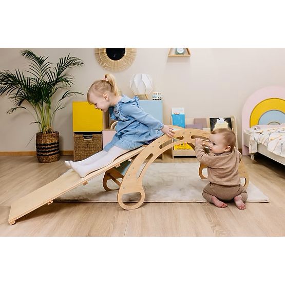 Toboggan Montessori - naturel