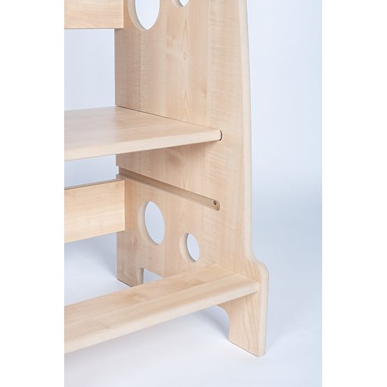 Tour d'apprentissage Montessori Anneaux décor Woody