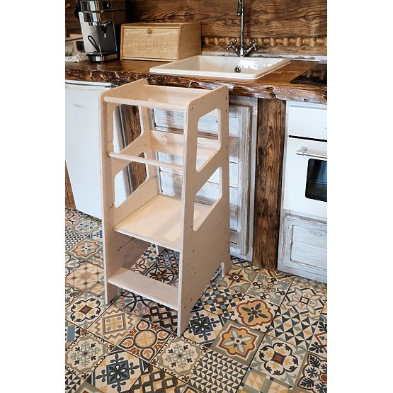 Tour d'apprentissage Montessori Hugo MINI 75 - naturel