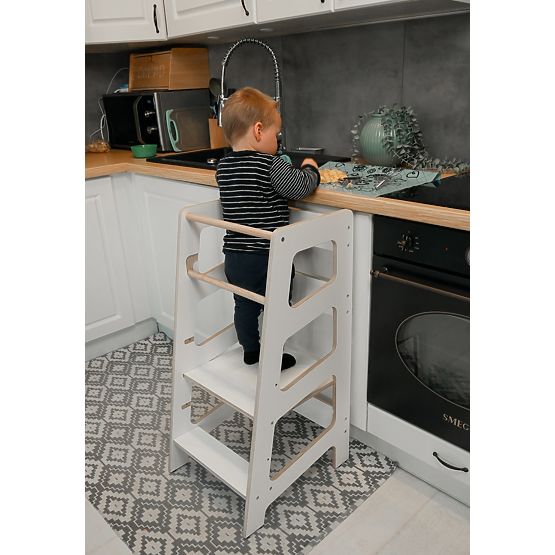 Tour d'apprentissage Sara Scandi Montessori - blanc