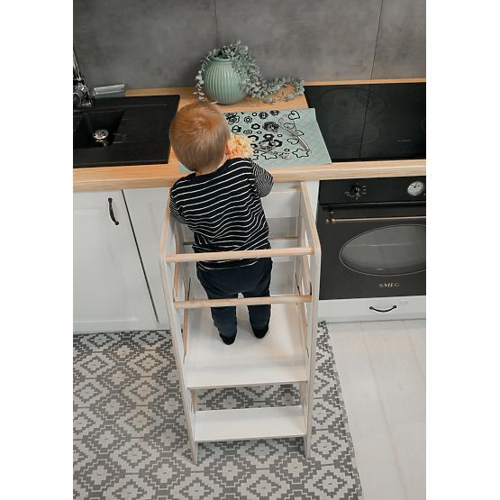 Tour d'apprentissage Sara Scandi Montessori - blanc