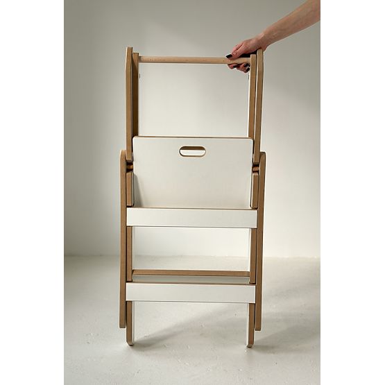 Tour d'apprentissage pliable - blanche