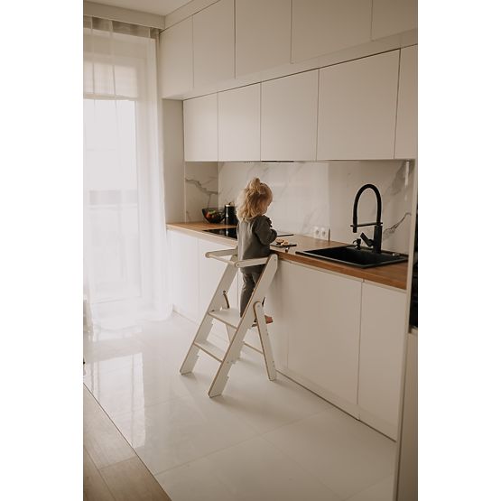 Tour d'apprentissage pliable - blanche