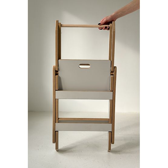 Tour d'apprentissage pliable - gris