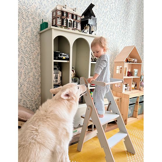 Tour d'apprentissage pliable - gris
