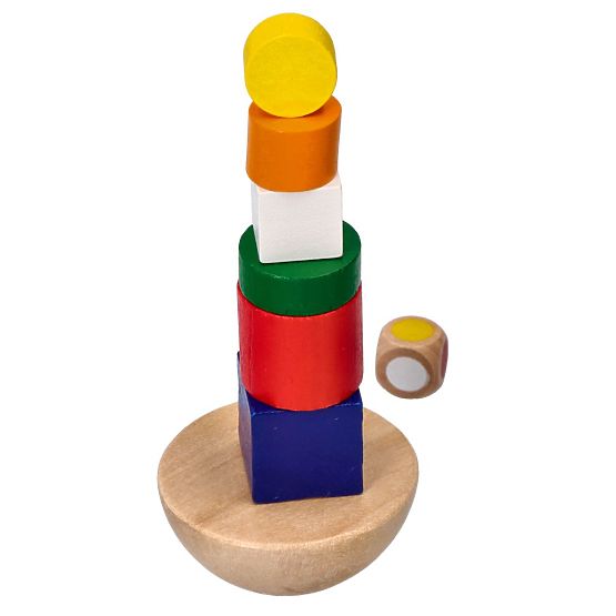Tour d'équilibre - jeu en bois