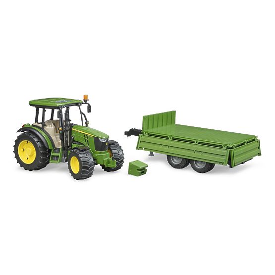 Tracteur Bruder John Deere avec remorque