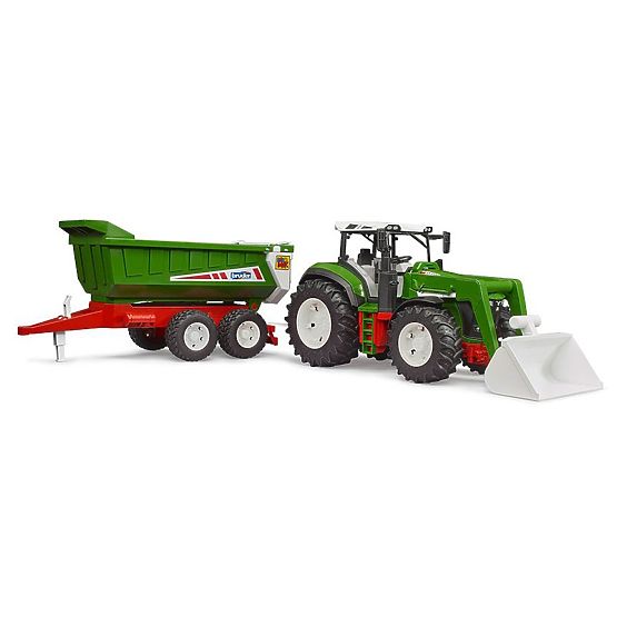 Tracteur Bruder ROADMAX avec chargeur frontal et remorque
