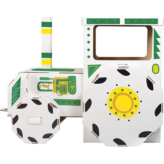 Tracteur en carton