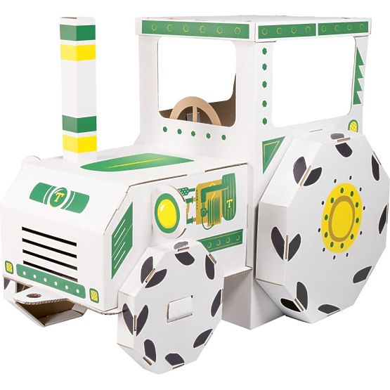 Tracteur en carton