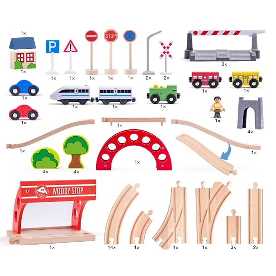 Train avec locomotive électrique