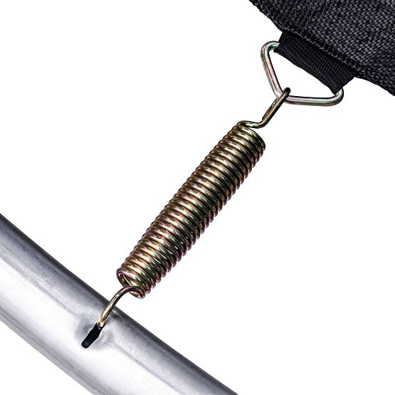 Trampoline de jardin avec filet extérieur de 8 pieds de diamètre 244-252 cm + échelle