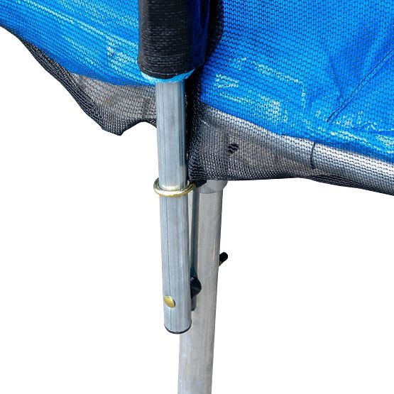 Trampoline de jardin avec filet extérieur de 8 pieds de diamètre 244-252 cm + échelle