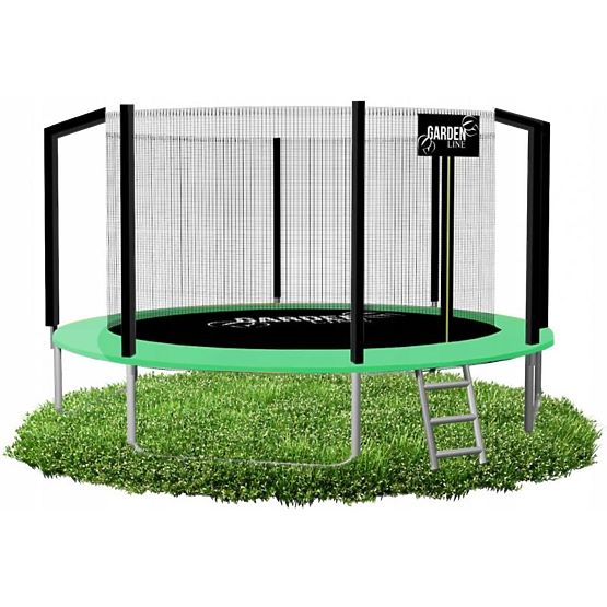 Trampoline Jumpy avec filet intérieur - 374 cm