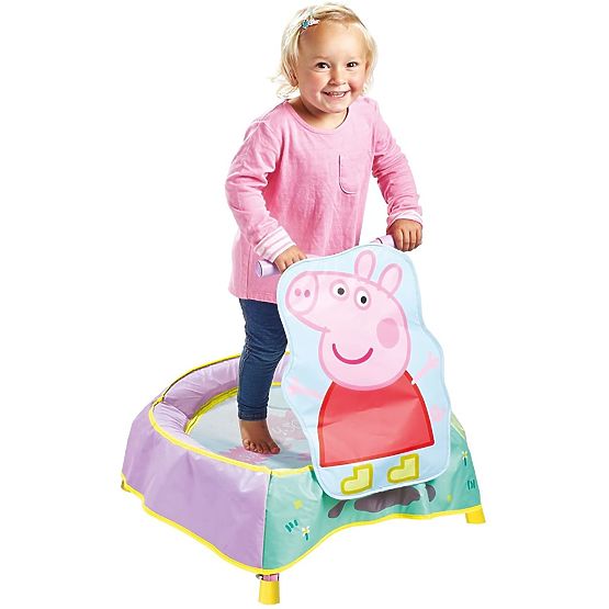 Trampoline pour enfants avec poignée - Peppa Pig