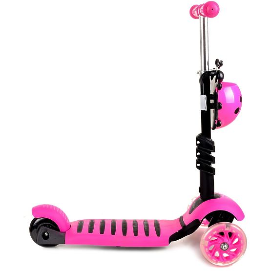 Transat bébé et scooter Ladybug - rose