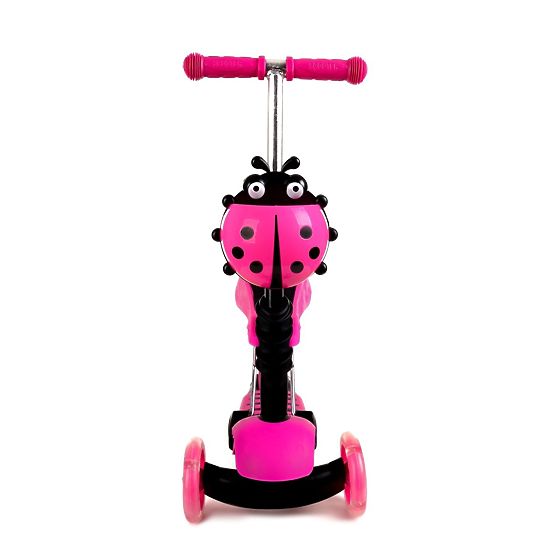 Transat bébé et scooter Ladybug - rose