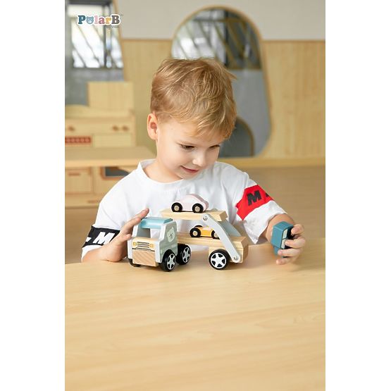 Transporteur avec 3 voitures Polar B