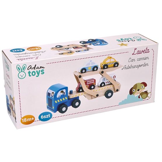 Transporteur avec voitures de secours