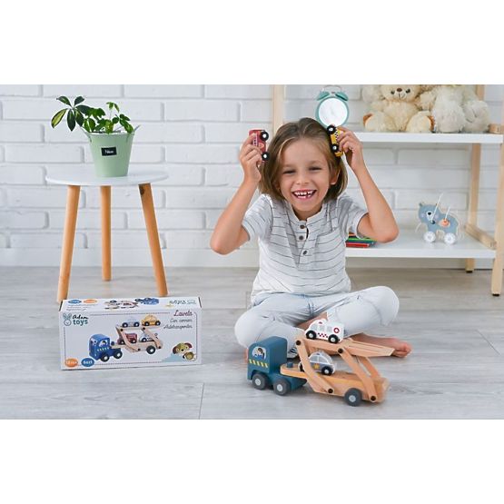Transporteur avec voitures de secours