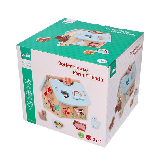 Trieur de ferme avec animaux
